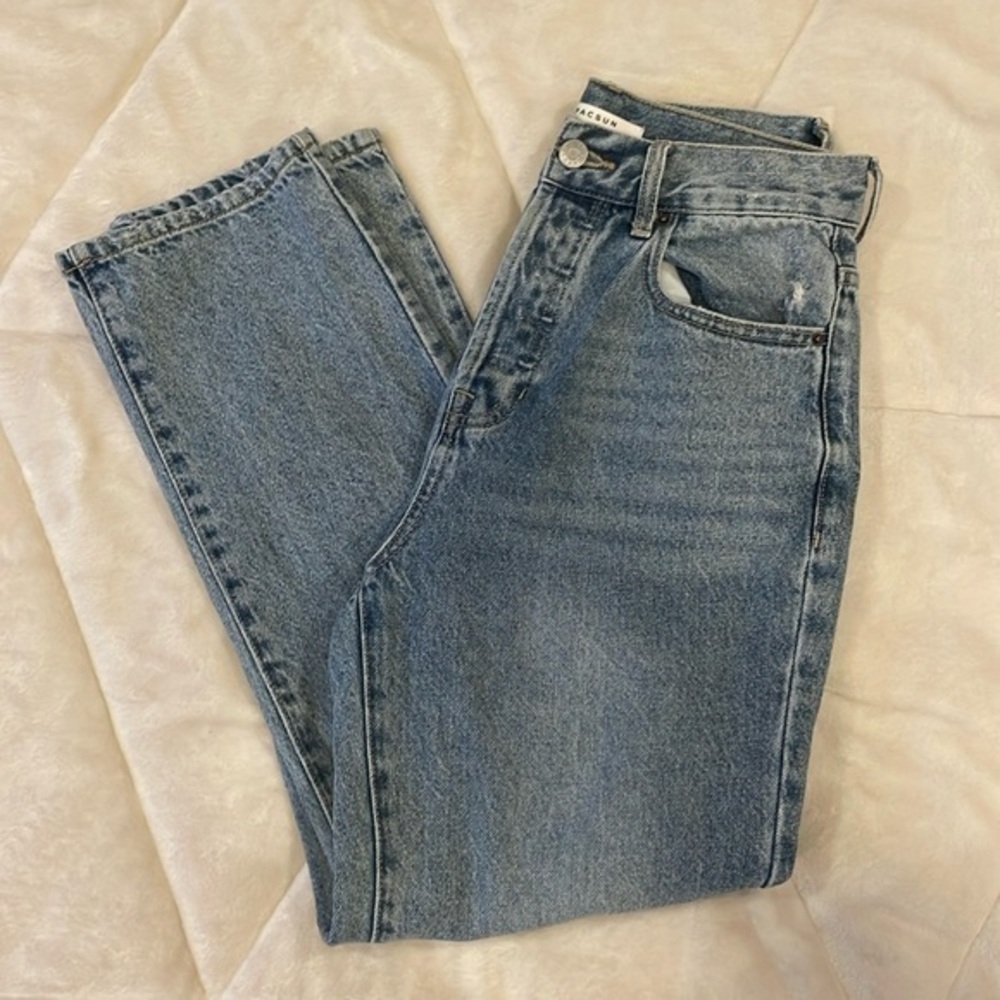 ‼️SOLD‼️ PacSun High Rise Straight Hidden Button Fly Jeans 26